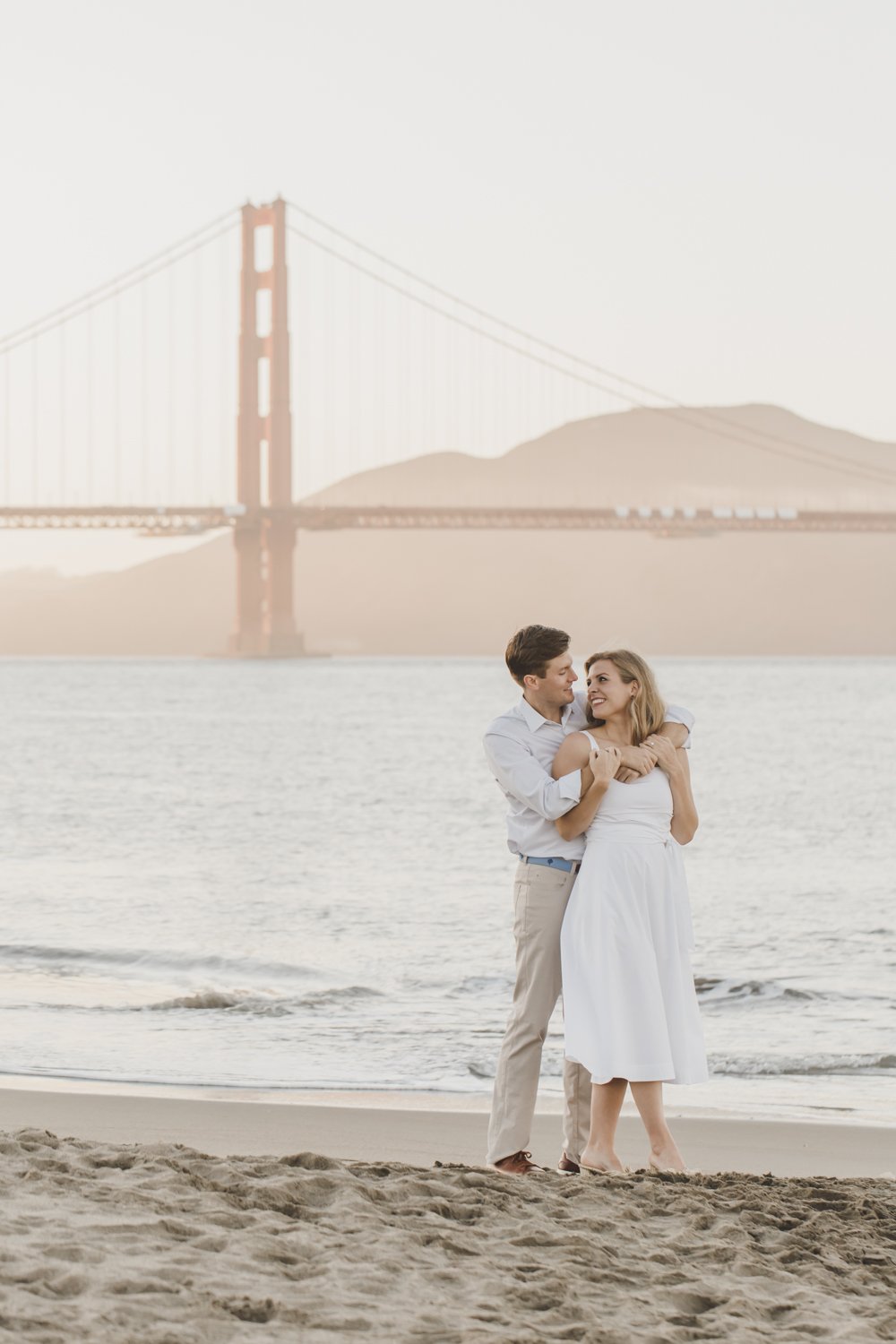 Crissy Fields, San Francisco Beach Engagement Photography Session 