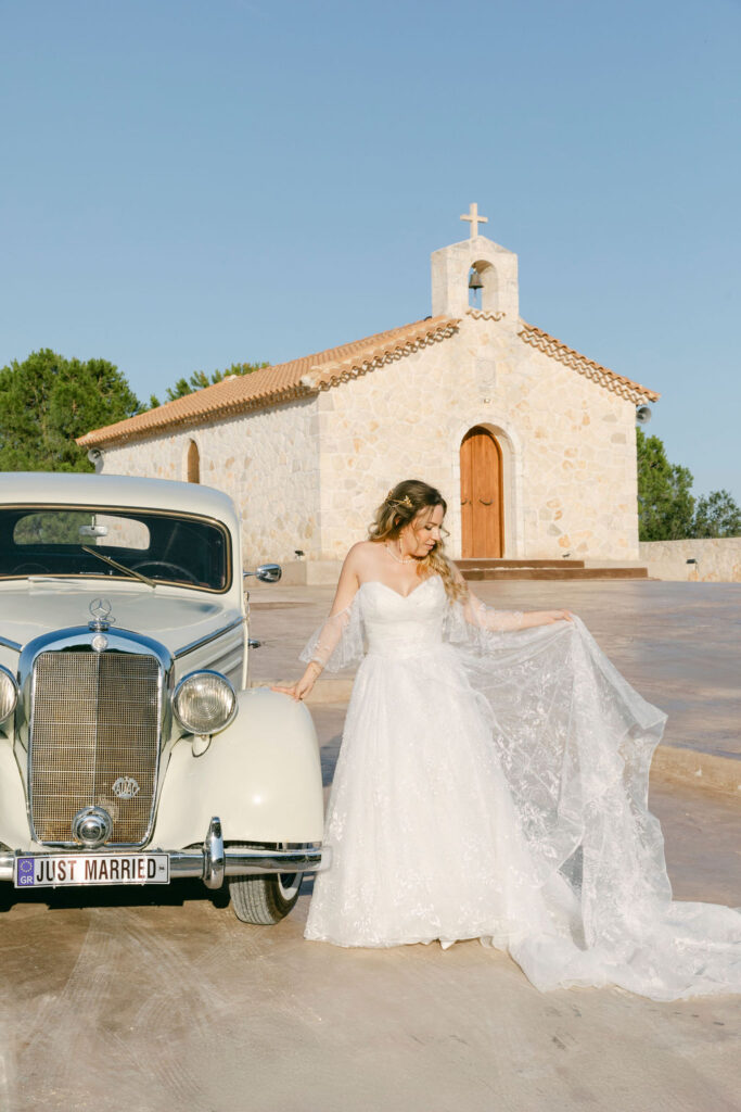 stunning portrait of the bride