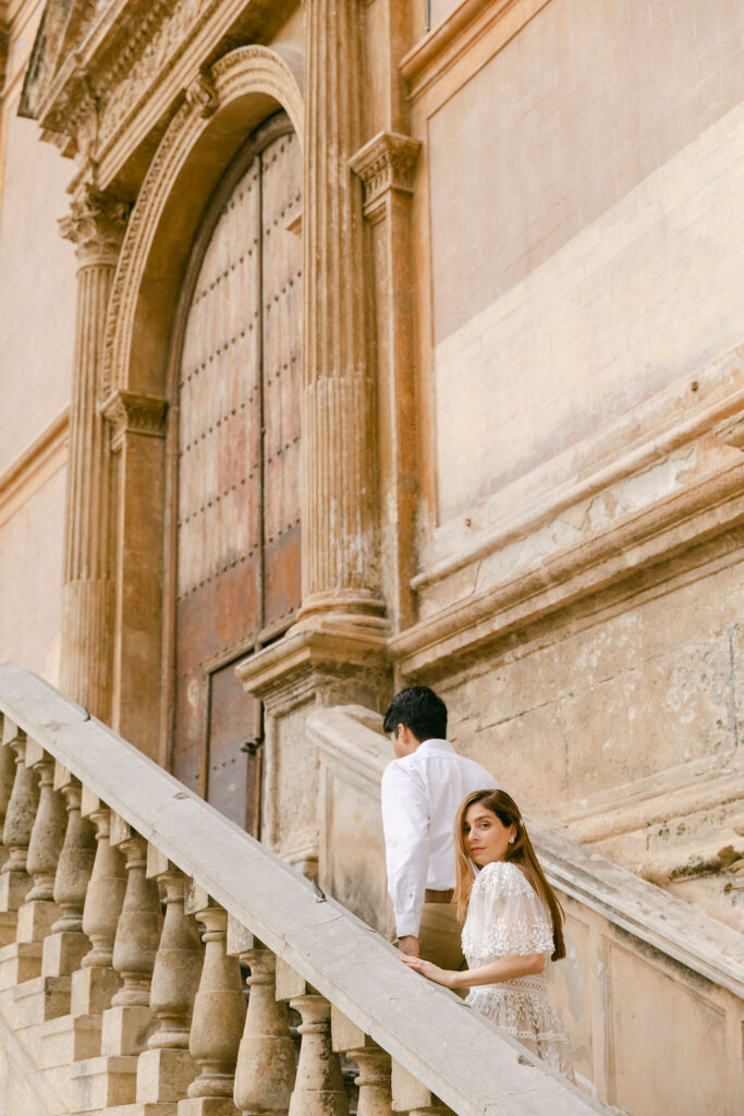 couple at their dream italy trip