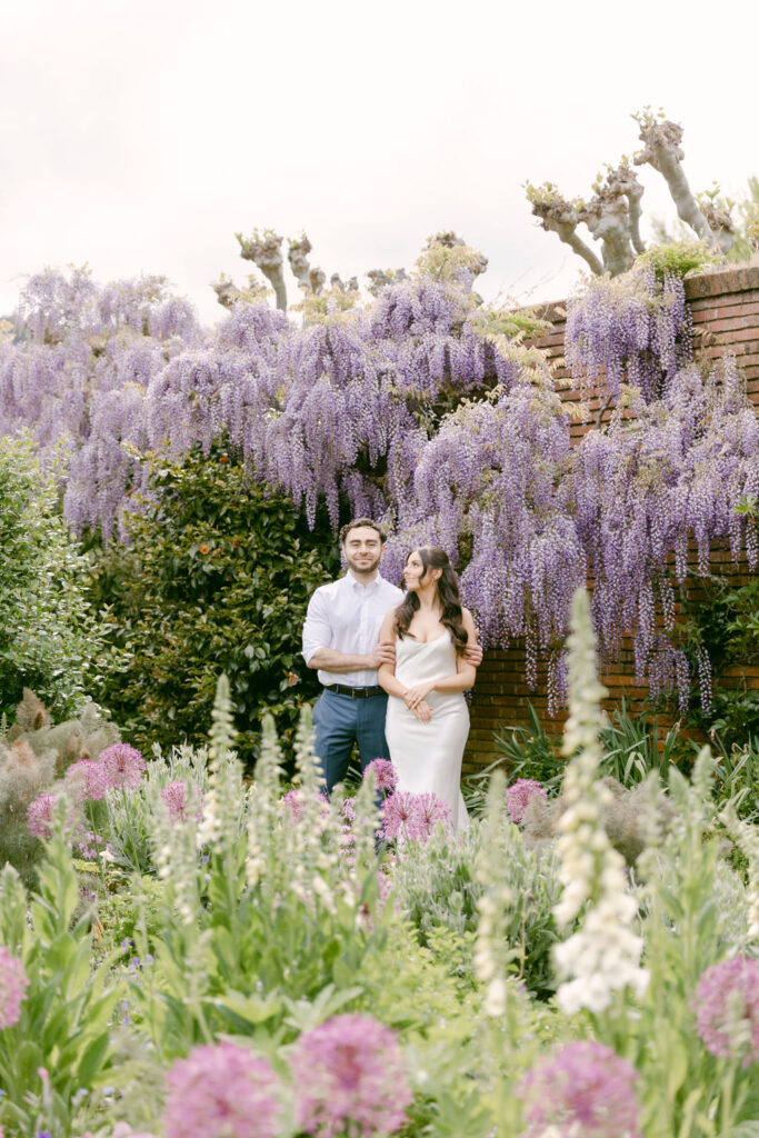 cute couple at their engagement session