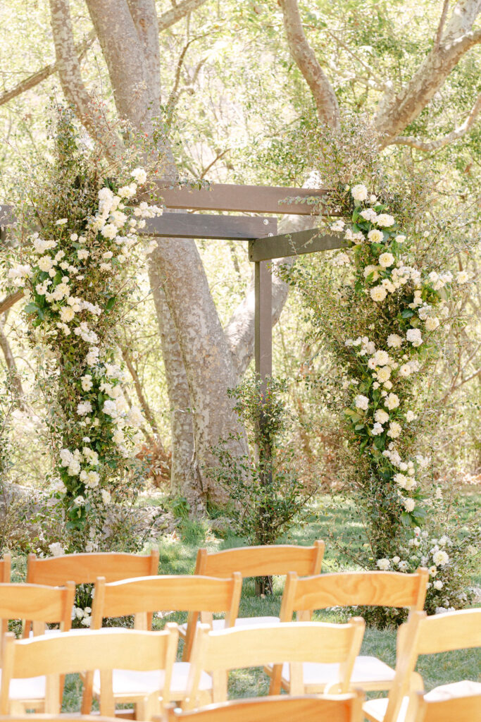 outdoor wedding ceremony