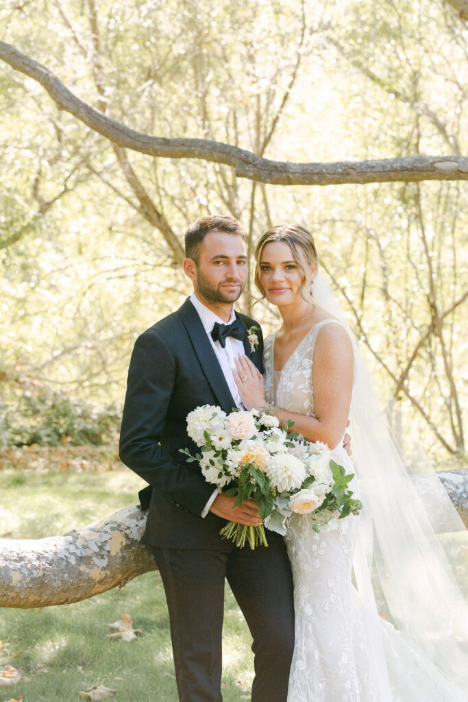 cute couple looking at the camera