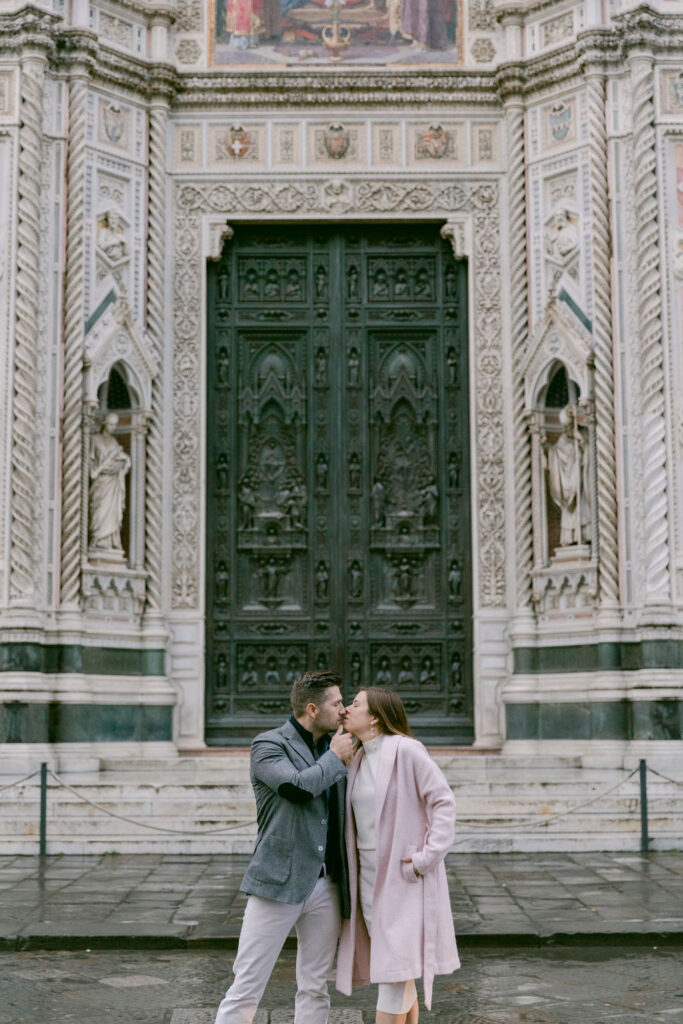 fun engagement session in italy