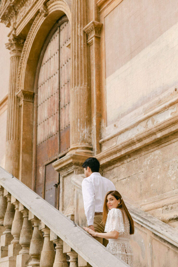 couple at their italy trip