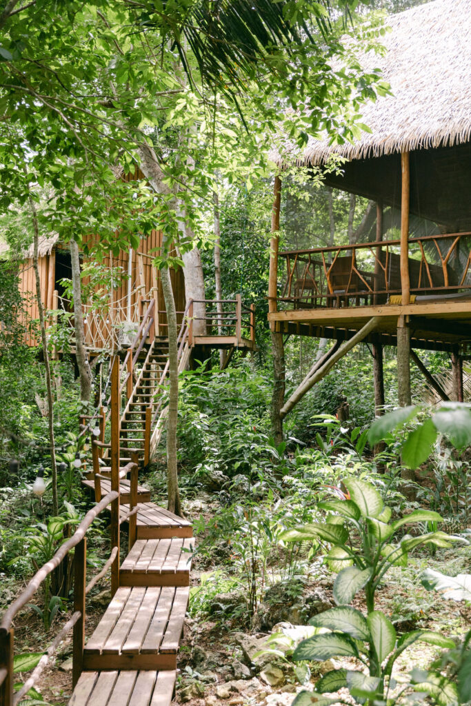 stunning tree house at the wedding venue