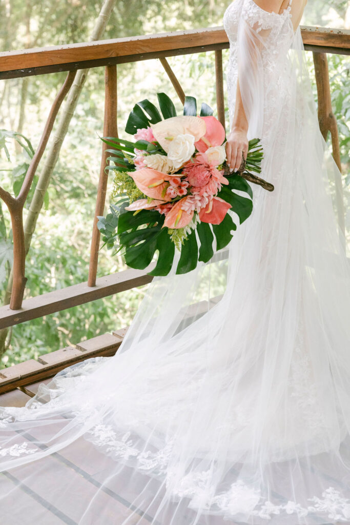 colorful wedding bouquet 