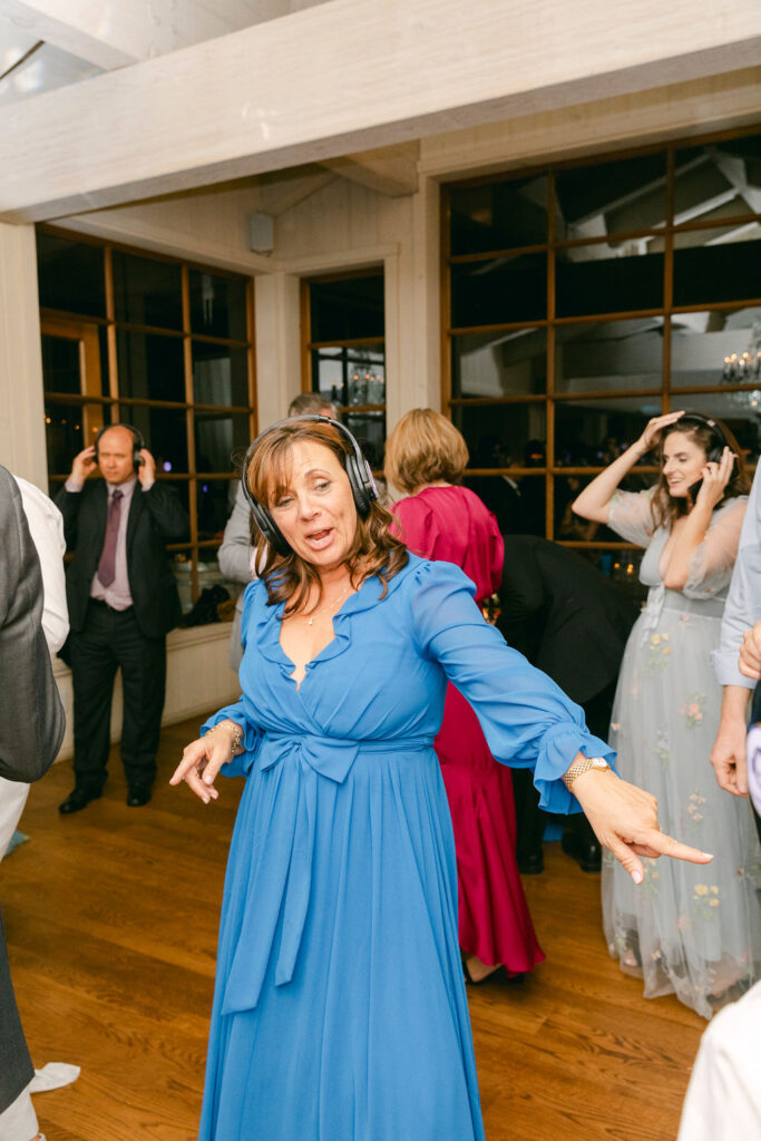 mother of the bride dancing in the reception