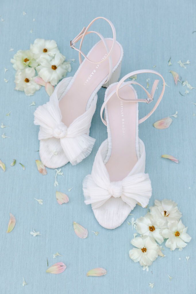 stunning wedding shoes the bride wore for her timeless summer wedding