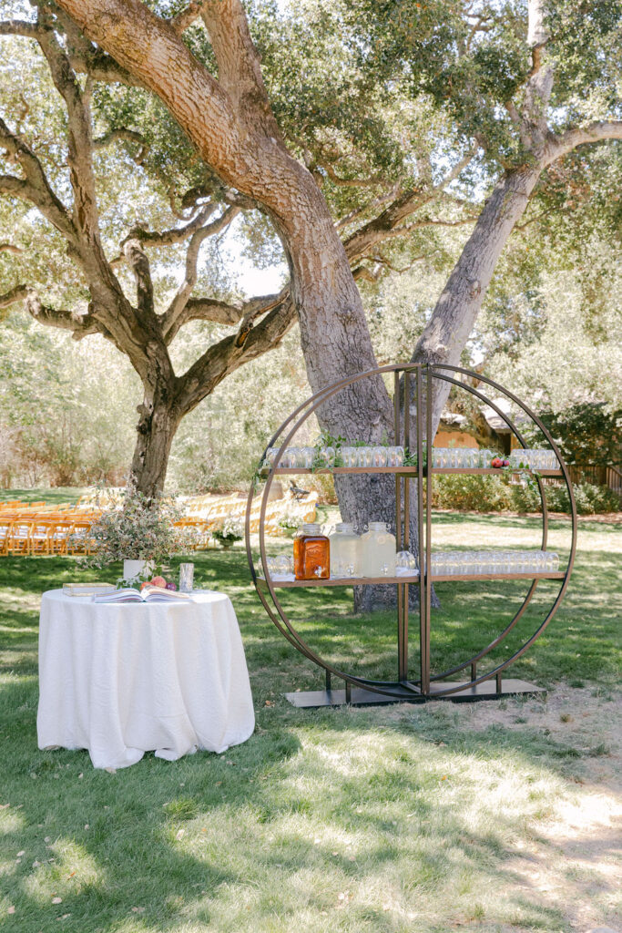 stunning ceremony location decor